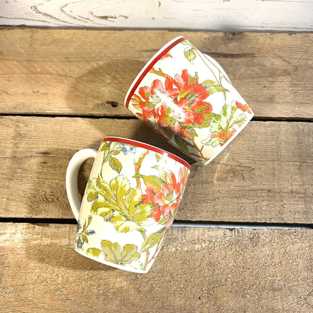 Waverly mugs fawn hill cups porcelain